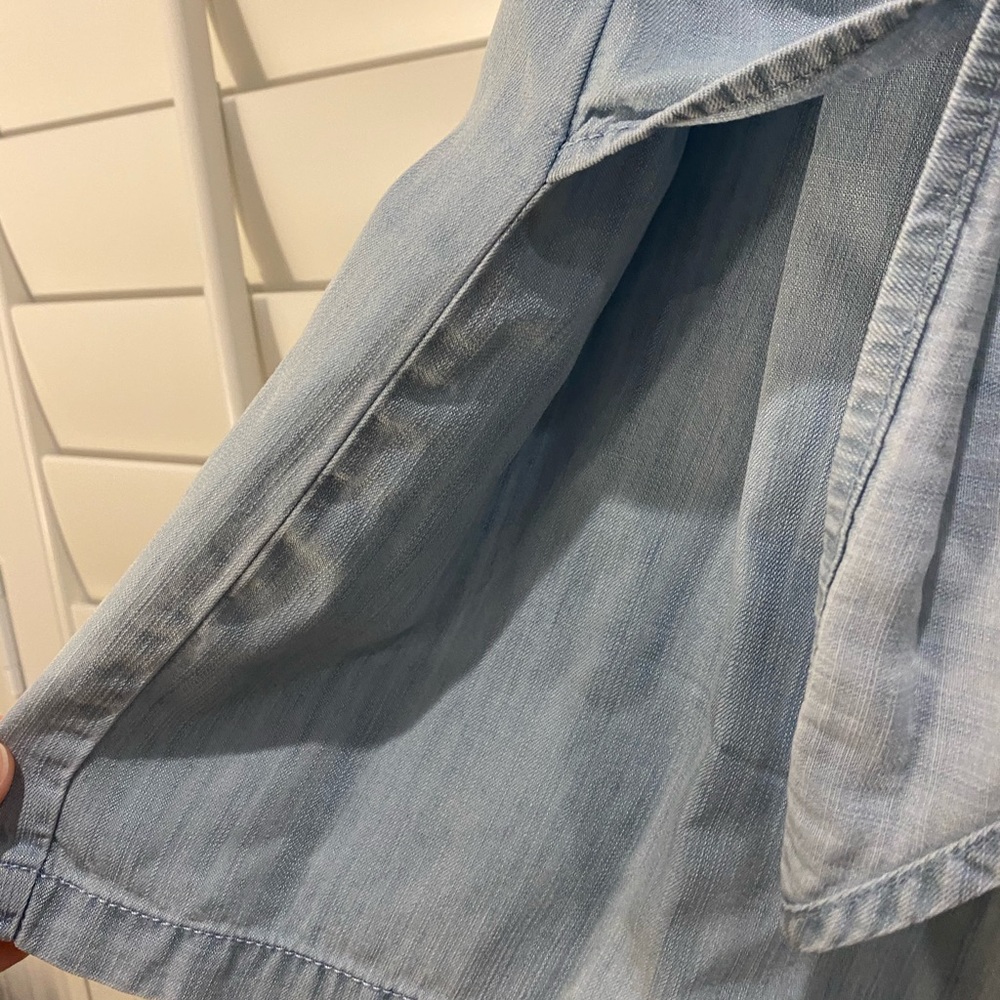 Denim Romper - Picture 3 of 4